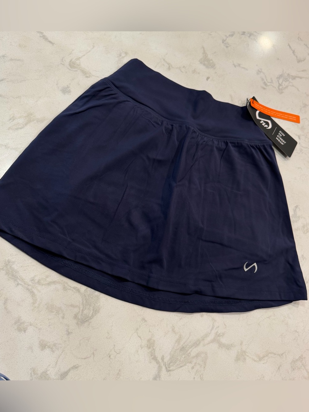 TLF Women’s Navy Active Skort with Built-In Shorts